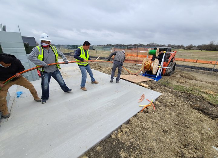 DCCCD - Richland College Portables — Expanding Electrical Power for Multiple Large Portables.
