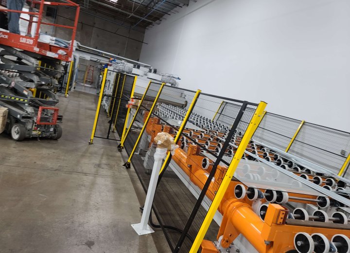 Excel Glass System Remodel — Remodel site including install of new electrical service.
