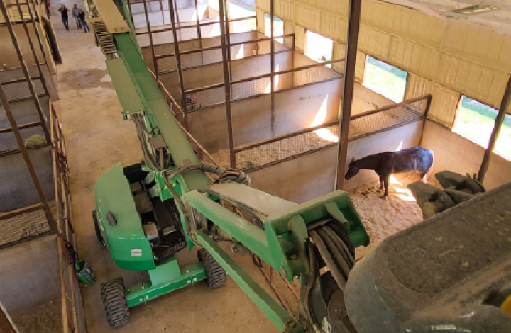 400A 480V three-phase electrical service installation at SMF Horse Ranch
