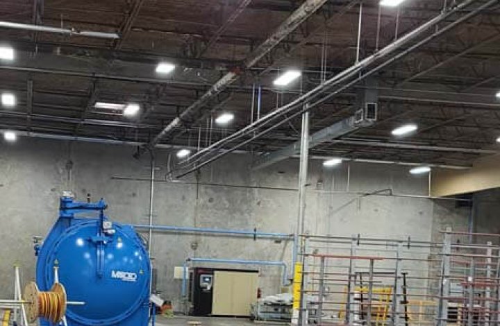 Excel Glass System Remodel — Remodel site including install of new electrical service.