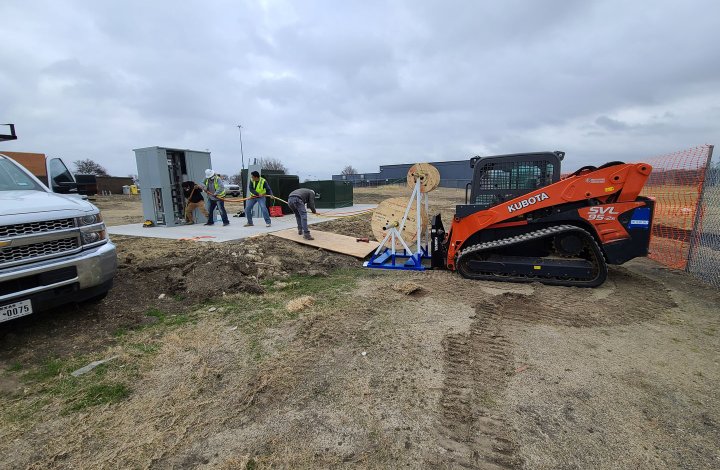 DCCCD - Richland College Portables — Expanding Electrical Power for Multiple Large Portables.