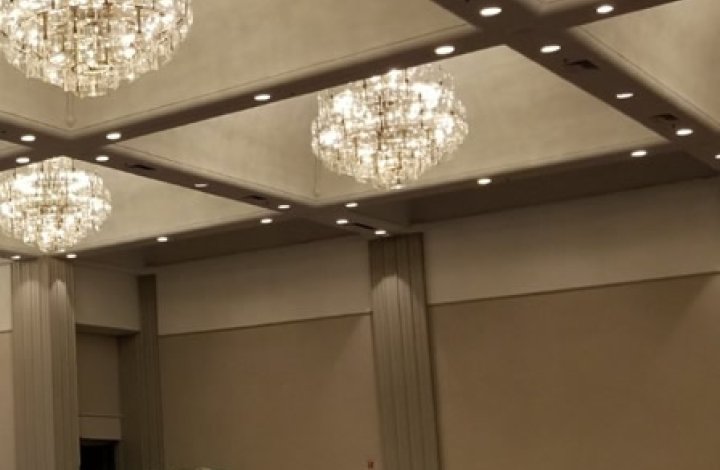 Fairmont - Ballroom Remodel — Remodel of ballroom chandeliers