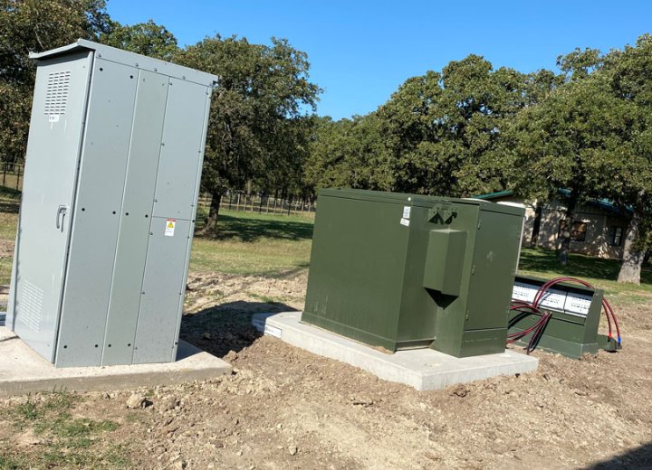 400A 480V three-phase electrical service installation at SMF Horse Ranch